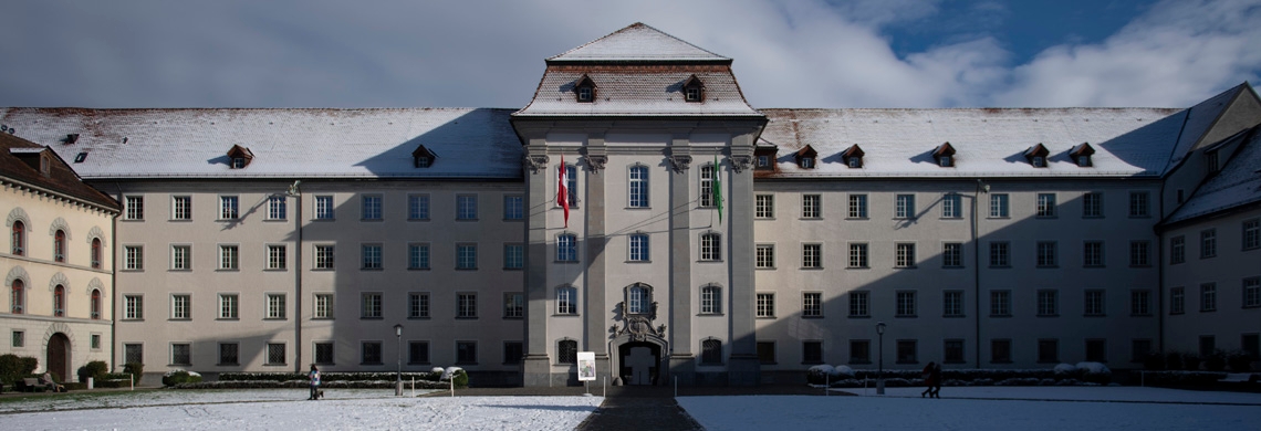 Regierungsgebäude St.Gallen im Winter